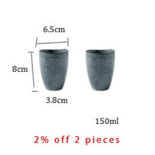 Load image into Gallery viewer, NIMITIME Japanese Style Ceramic Tea Cup Soup Couple Mug Home Cup Creative Office
